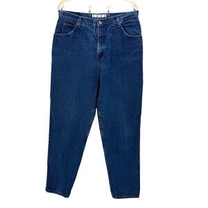 Vintage Zena Womens 16 Jeans High Rise Barrel Denim Mom Jeans Distressed